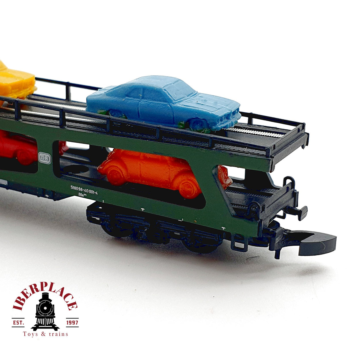 ♻️✨ Märklin 3x 8714 Vagones portacoches DB Ep IV Mini Club Escala Z 1:220