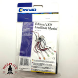 ♻️ Conrad 11 61 14 Módulo LED de luz intermitente de 5 canales H0 escala 1:87 E19