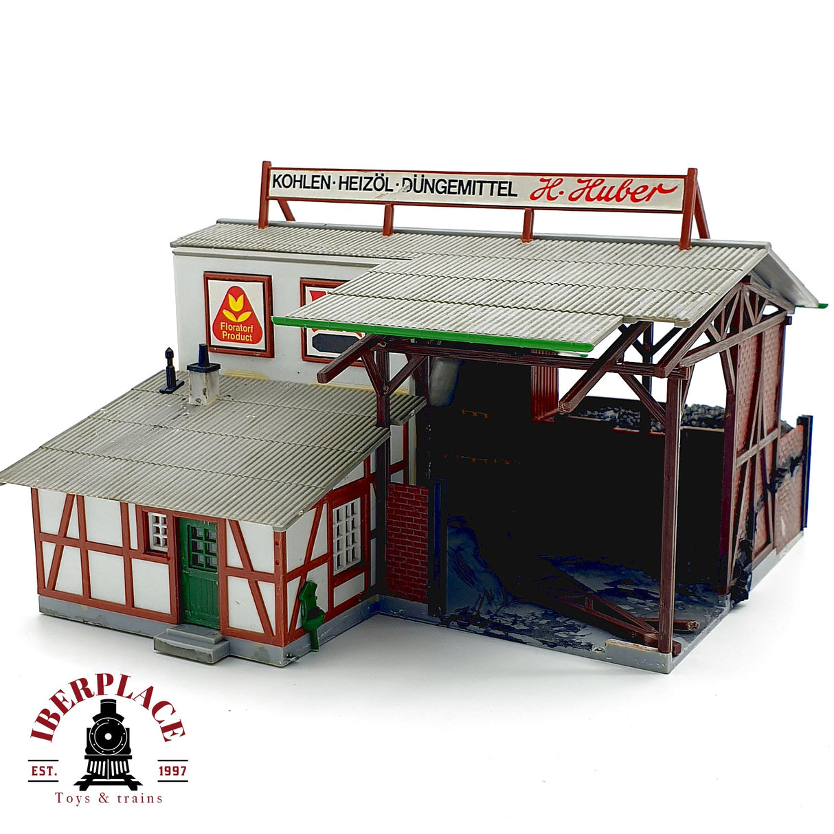 ♻️ KIBRI 39818 Comercio de carbon y fertilizantes H. Huber maqueta Escala H0 1:87
