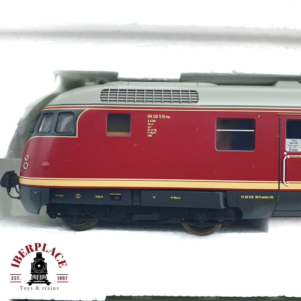♻️  AC Märklin 39081 Digital SET Tren diesel BR VT 08.5 DB con sonido H0 escala 1:87 E21