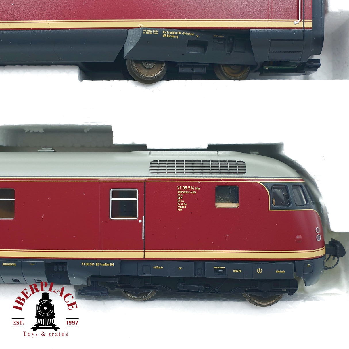 ♻️  AC Märklin 39081 Digital SET Tren diesel BR VT 08.5 DB con sonido H0 escala 1:87 E21