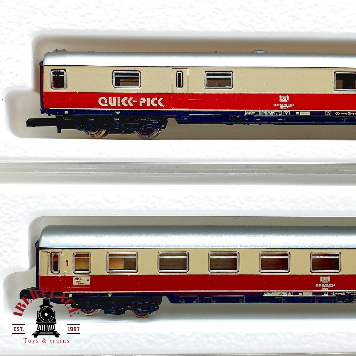 ♻️✨ Märklin mini-club 7x Set Vagones TEE / IC Rheingold DB Ep IV Escala Z