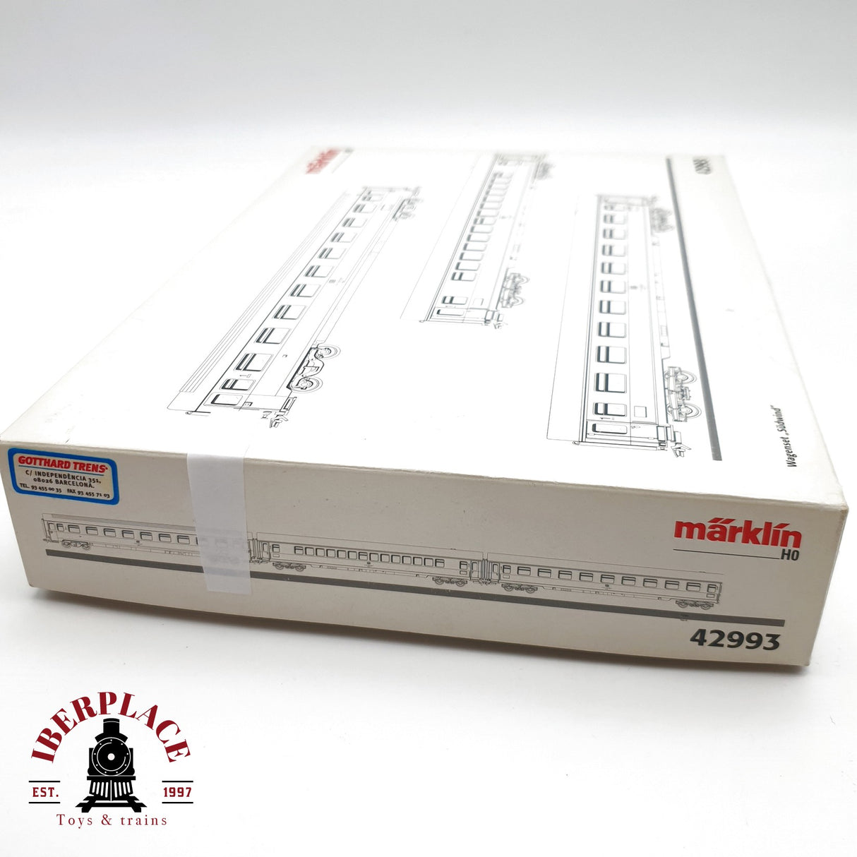 ♻️ Märklin 42993 set vagones viento del sur DB clase 1 H0 escala 1:87 A27