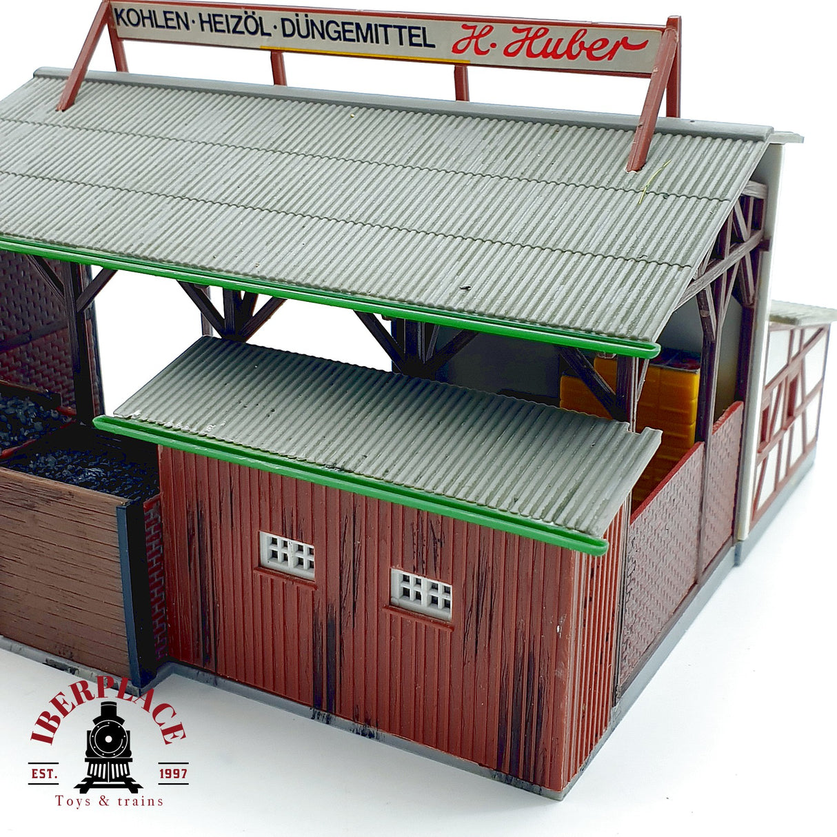 ♻️ KIBRI 39818 Comercio de carbon y fertilizantes H. Huber maqueta Escala H0 1:87