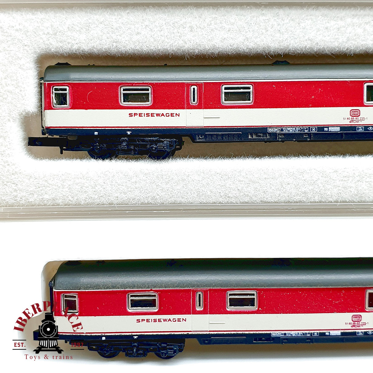 ♻️✨ Märklin mini-club 5x Set Vagones Pasajeros Pop-Farben DB Ep IV Escala Z