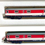 ♻️✨ Märklin mini-club 5x Set Vagones Pasajeros Pop-Farben DB Ep IV Escala Z