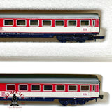 ♻️✨ Märklin mini-club 5x Set Vagones Pasajeros Pop-Farben DB Ep IV Escala Z