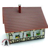 ♻️ 5x edificios casetas y casa residencial maqueta decoración Escala H0 1:87
