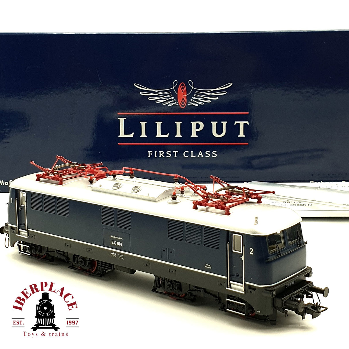 ♻️ AC Liliput L132525 Locomotora BR 10 001 DB Ep III H0 escala 1:87 E17