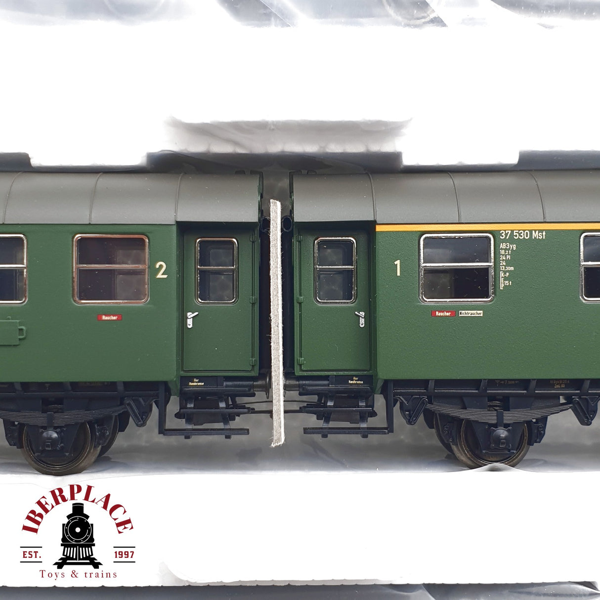♻️ AC Märklin 43194 Set de vagones de pasajero DB clases 1-2 H0 escala 1:87 E21