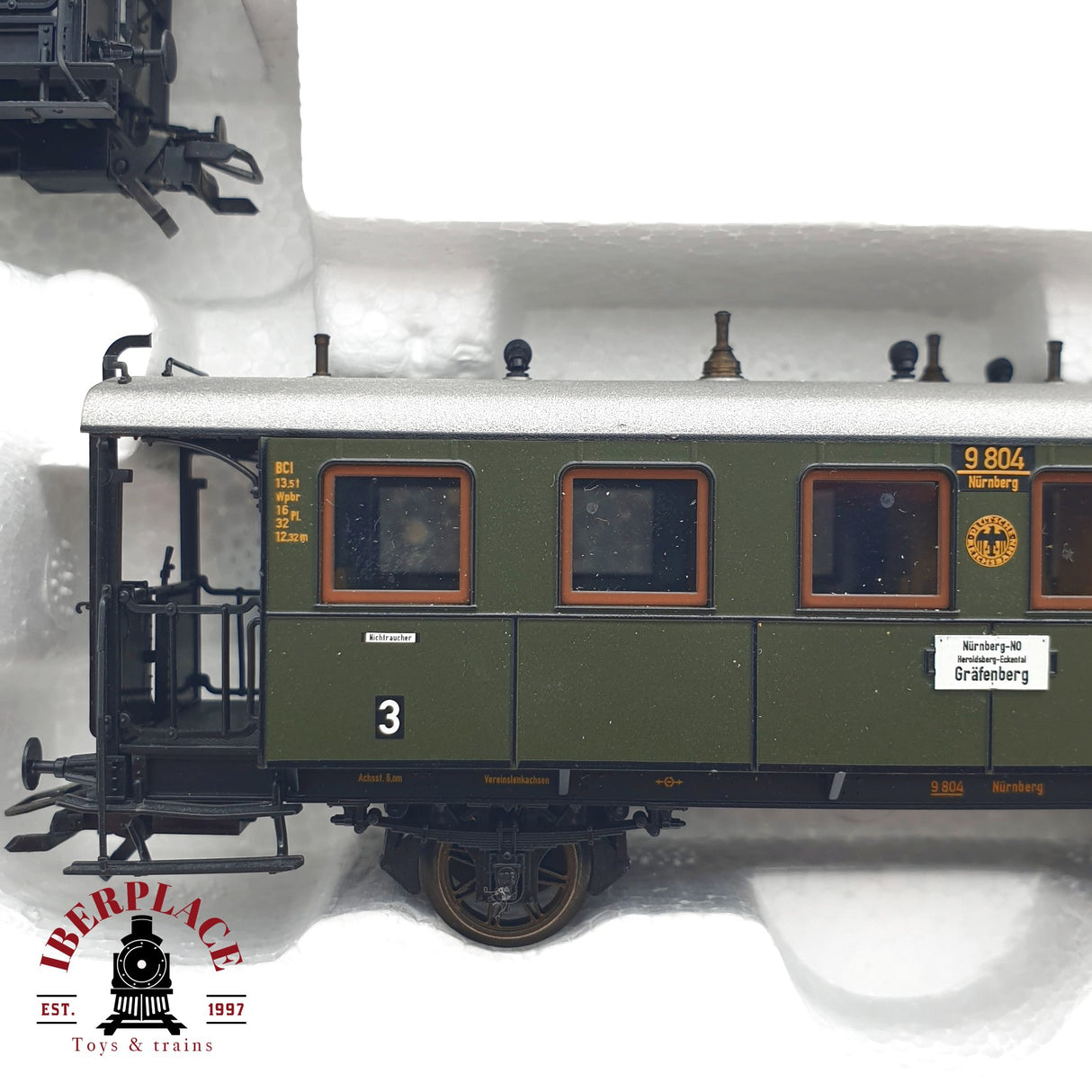 ♻️  Märklin 43019 set de vagones pasajeros Época 2 DRG clase 2-3 H0 escala 1:87 E21