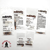 ♻️ Märklin Lote Recambios 7175 7185 7164 Patines 7151 Aros 2x 60030 H0 Escala 1:87