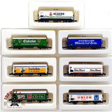 ♻️✨ Märklin mini-club 7x Set Vagones Cerveceros Bierwagen DB Ep IV Escala Z