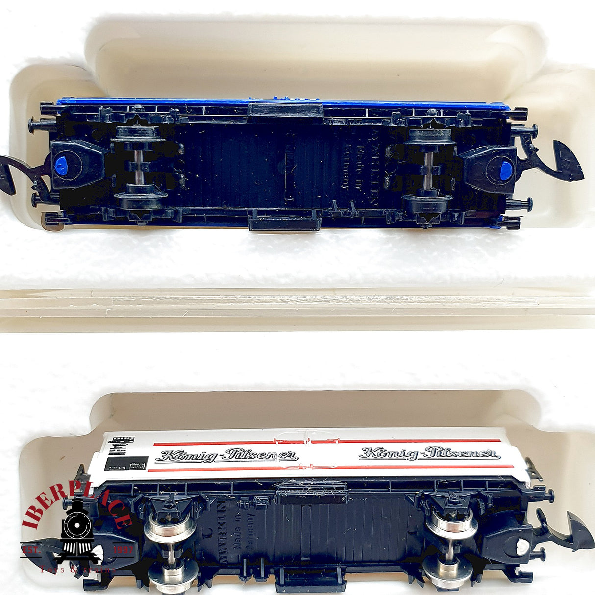 ♻️✨ Märklin mini-club 7x Set Vagones Cerveceros Bierwagen DB Ep IV Escala Z