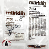 ♻️ Märklin Lote Recambios 7175 7185 7164 Patines 7151 Aros 2x 60030 H0 Escala 1:87