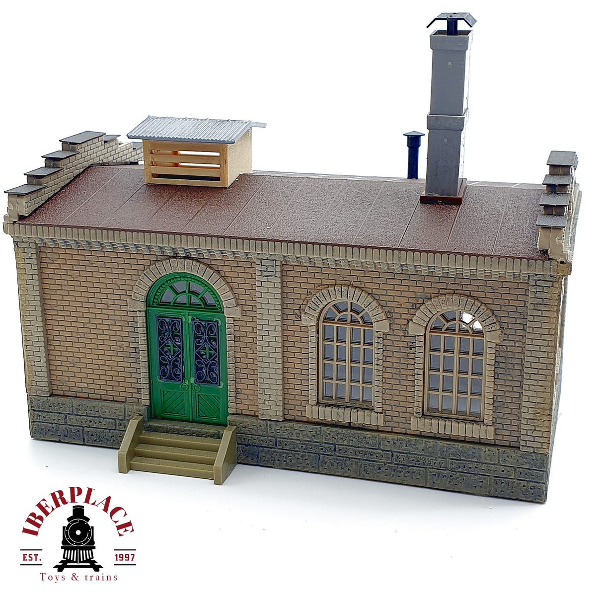 ♻️ Kesselhaus sala de calderas chimenea maqueta Escala H0 1:87