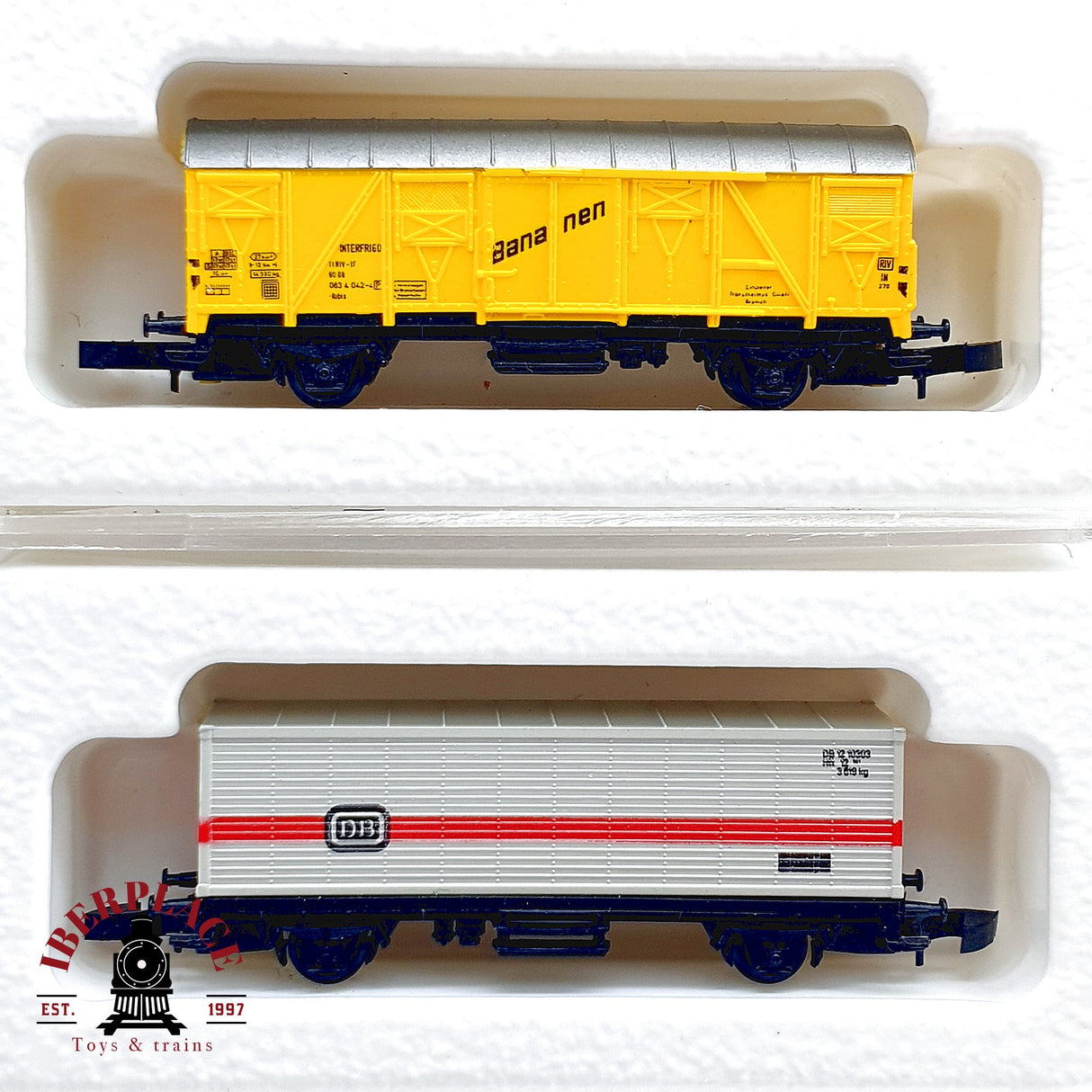 ♻️✨ Märklin mini-club 10x Set Vagones Mercancías Variados DB Ep IV Escala Z