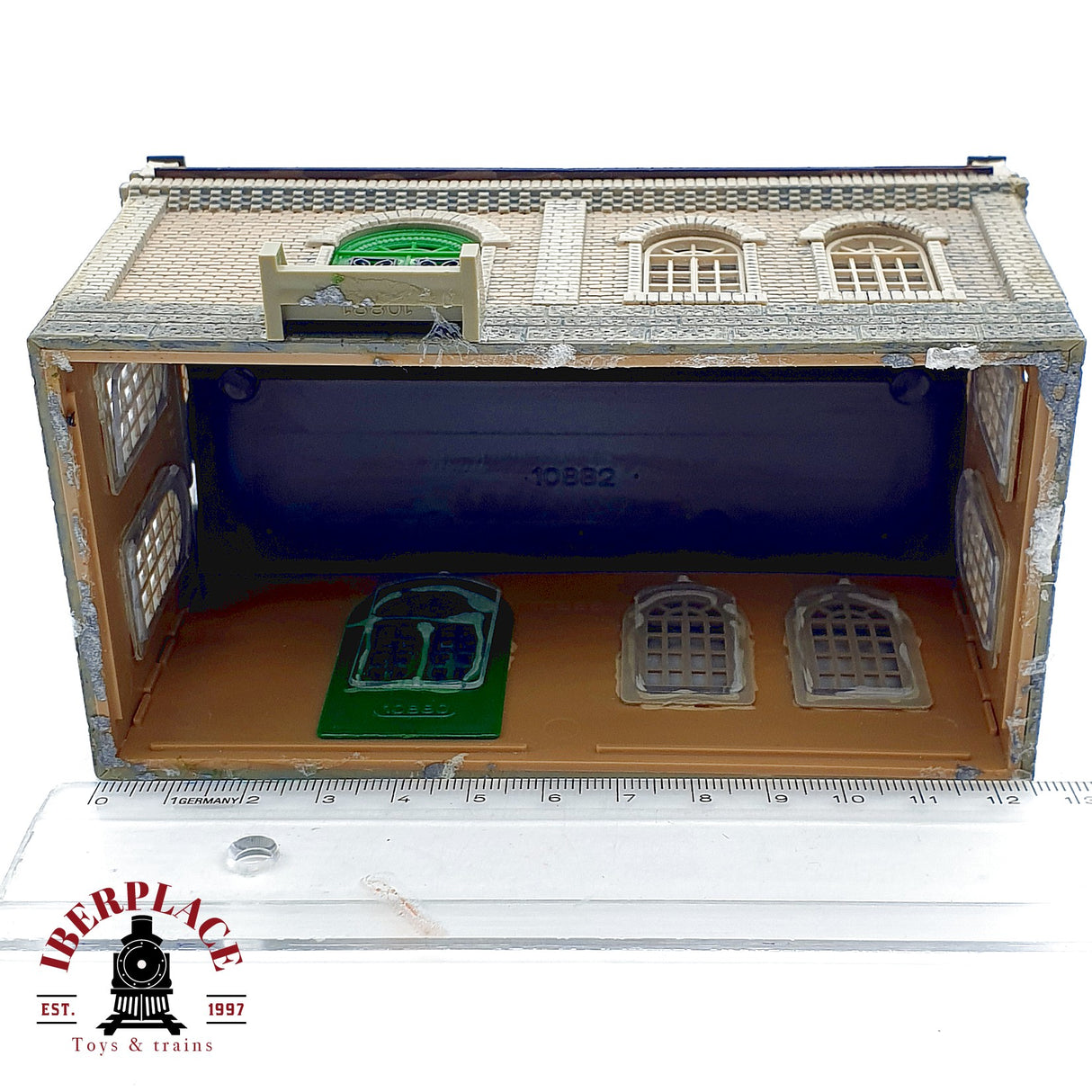 ♻️ Kesselhaus sala de calderas chimenea maqueta Escala H0 1:87