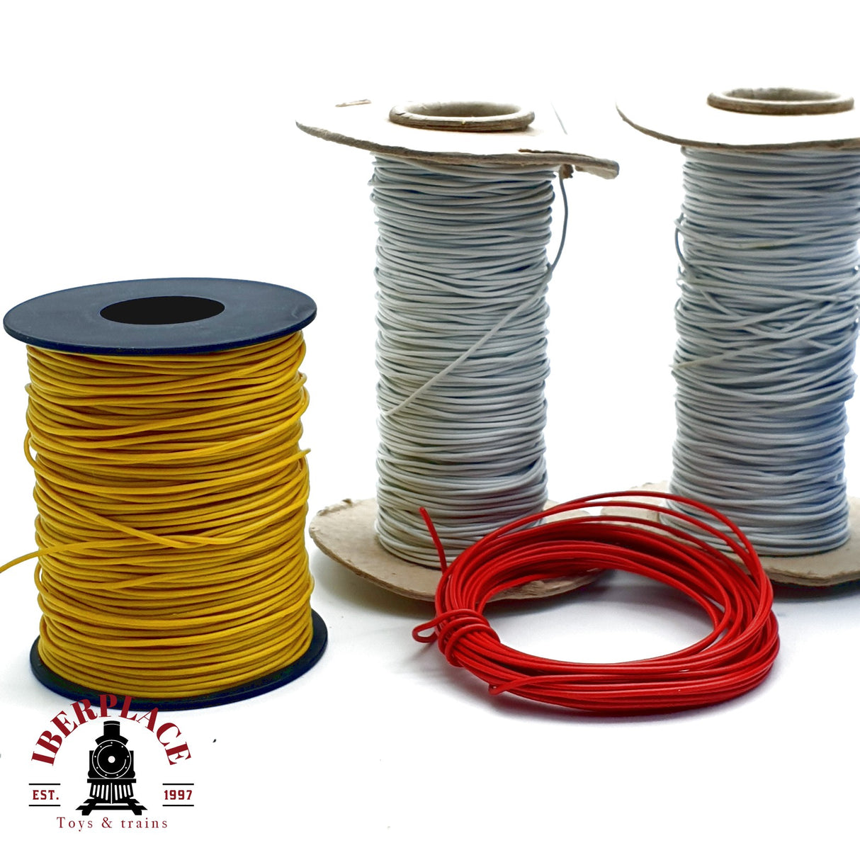 ♻️ 5x Rollos de cables diferentes colores H0 escala 1:87 E20