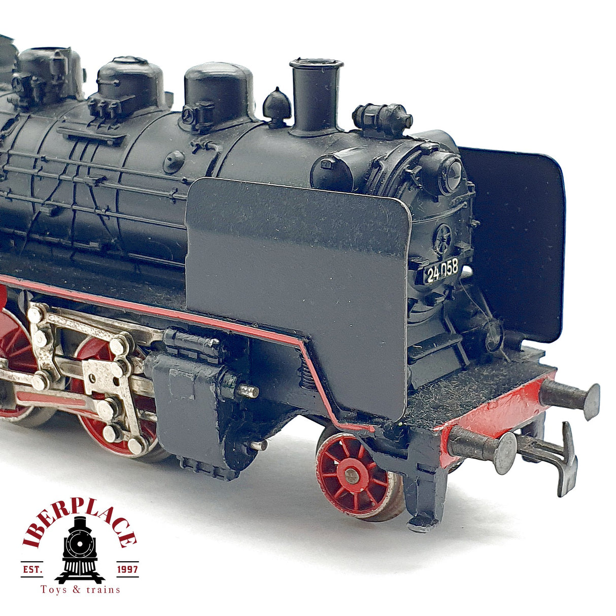 ♻️ Märklin Locomotora Vapor BR 24 058 Tender DB Esteparia 3003 AC H0 Escala 1:87