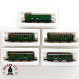 ♻️ ✨ Märklin mini-club 5x Set Vagones Pasajeros KPEV/DB Ep I/III Escala Z 1:220