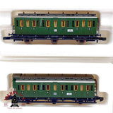 ♻️ ✨ Märklin mini-club 5x Set Vagones Pasajeros KPEV/DB Ep I/III Escala Z 1:220