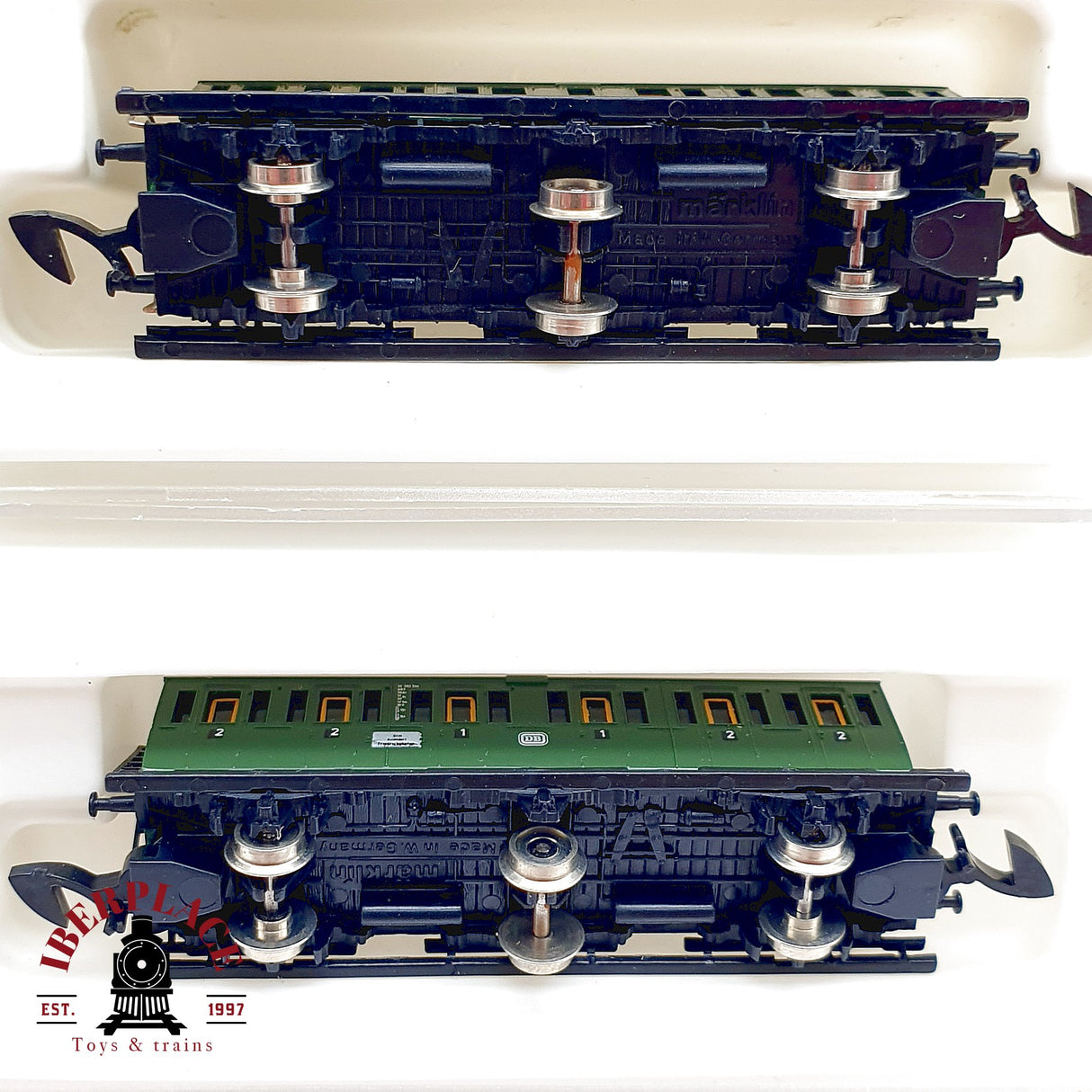 ♻️ ✨ Märklin mini-club 5x Set Vagones Pasajeros KPEV/DB Ep I/III Escala Z 1:220