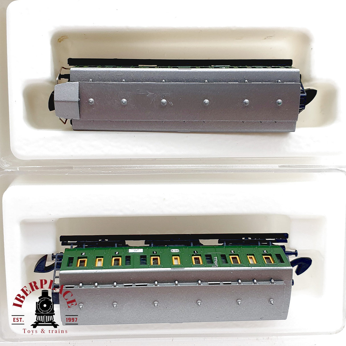 ♻️ ✨ Märklin mini-club 5x Set Vagones Pasajeros KPEV/DB Ep I/III Escala Z 1:220