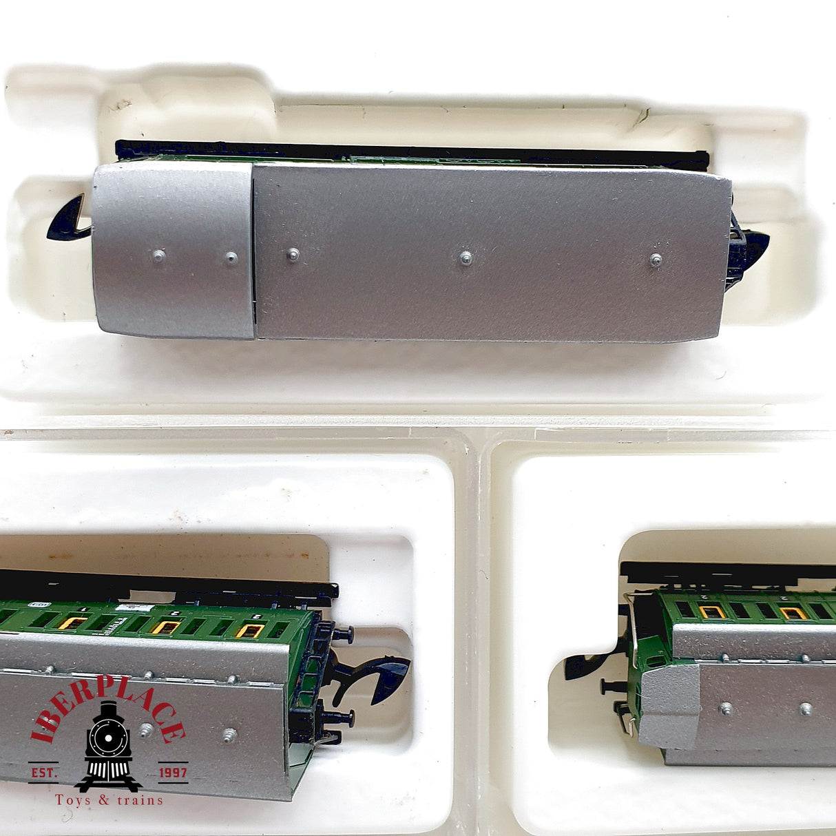 ♻️ ✨ Märklin mini-club 5x Set Vagones Pasajeros KPEV/DB Ep I/III Escala Z 1:220