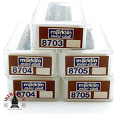 ♻️ ✨ Märklin mini-club 5x Set Vagones Pasajeros KPEV/DB Ep I/III Escala Z 1:220