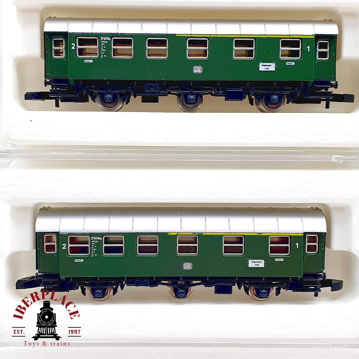 ♻️✨ Märklin mini-club 6x Set Vagones 8706 8707 8708 DB Ep III Escala Z 1:220