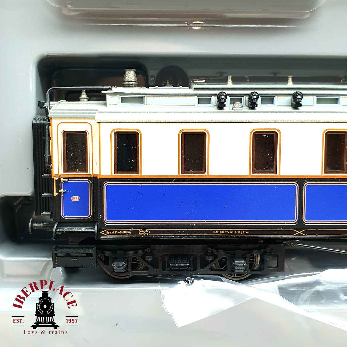♻️ Märklin 2881 vagones salón Kaiser KPEV tren rápido H0 escala 1:87 E19 2/2