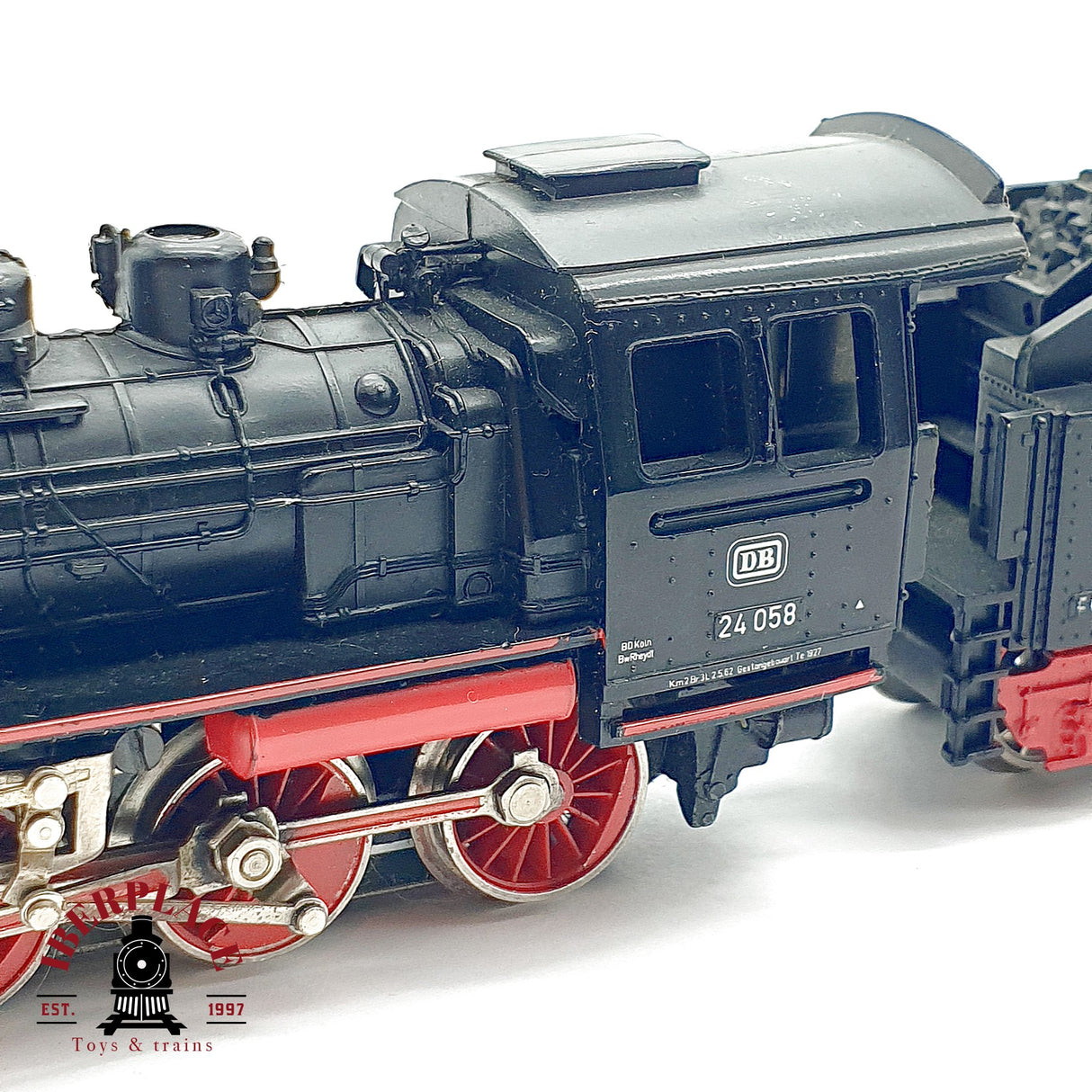 ♻️ Märklin Locomotora Vapor BR 24 058 Tender DB Esteparia 3003 AC H0 Escala 1:87
