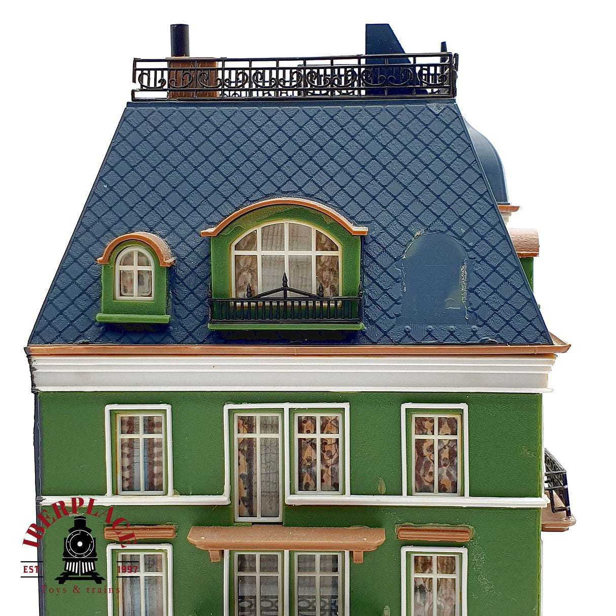 ♻️ Eckhaus casa urbana de esquina estilo senorial maqueta Escala H0 1:87