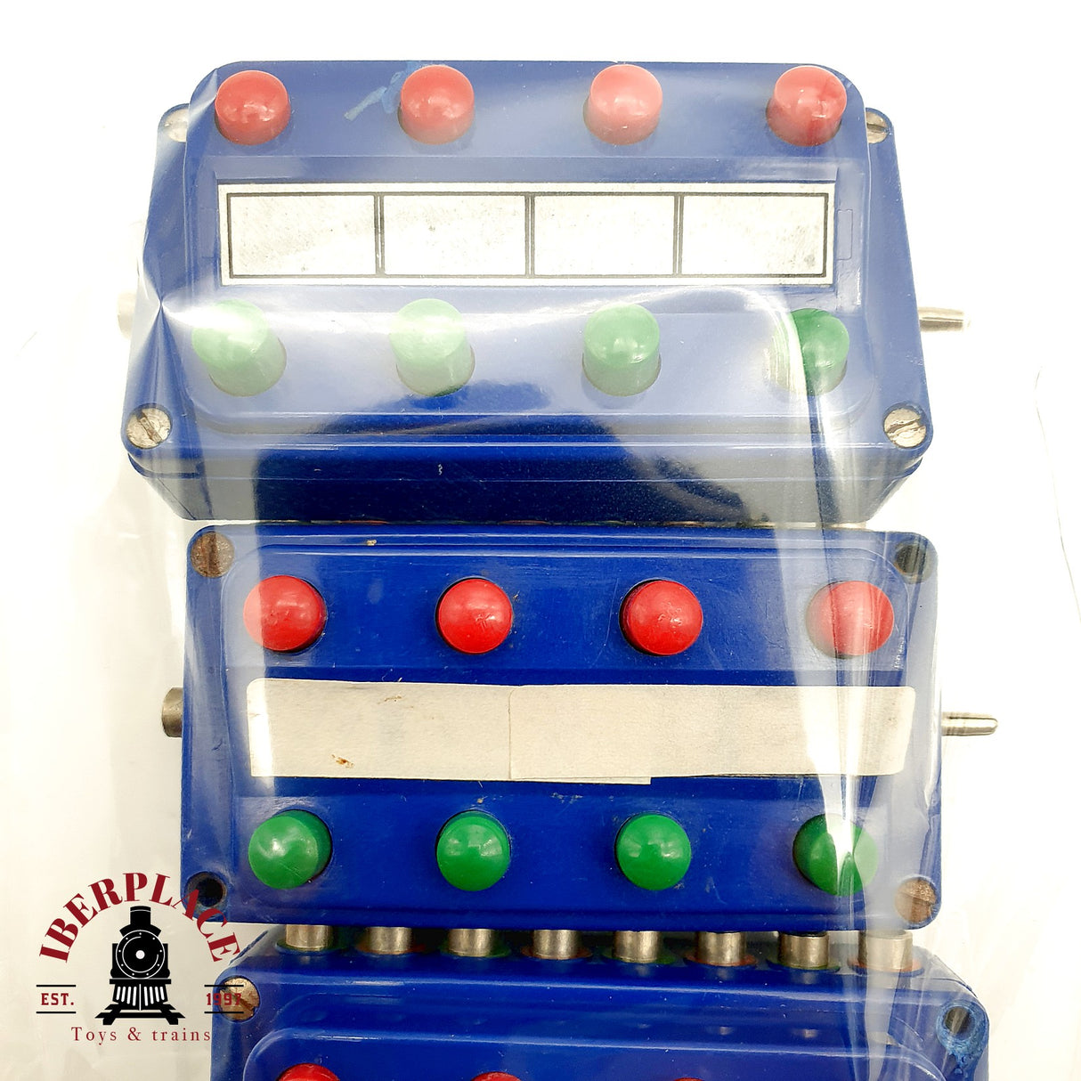 ♻️ Märklin 4x 7072 Cuadros de Mando Botones Señales Desvíos Azul H0 Escala 1:87 2/2