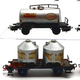 ♻️ Märklin 5x vagones cisterna, silo y cerrado DB para piezas o repuestos H0 escala 1:87 E20