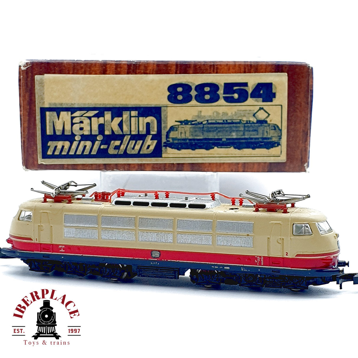 ♻️✨ Märklin 8854 Locomotora Eléctrica BR 103 DB TEE Época IV Mini Club Escala Z 1:220