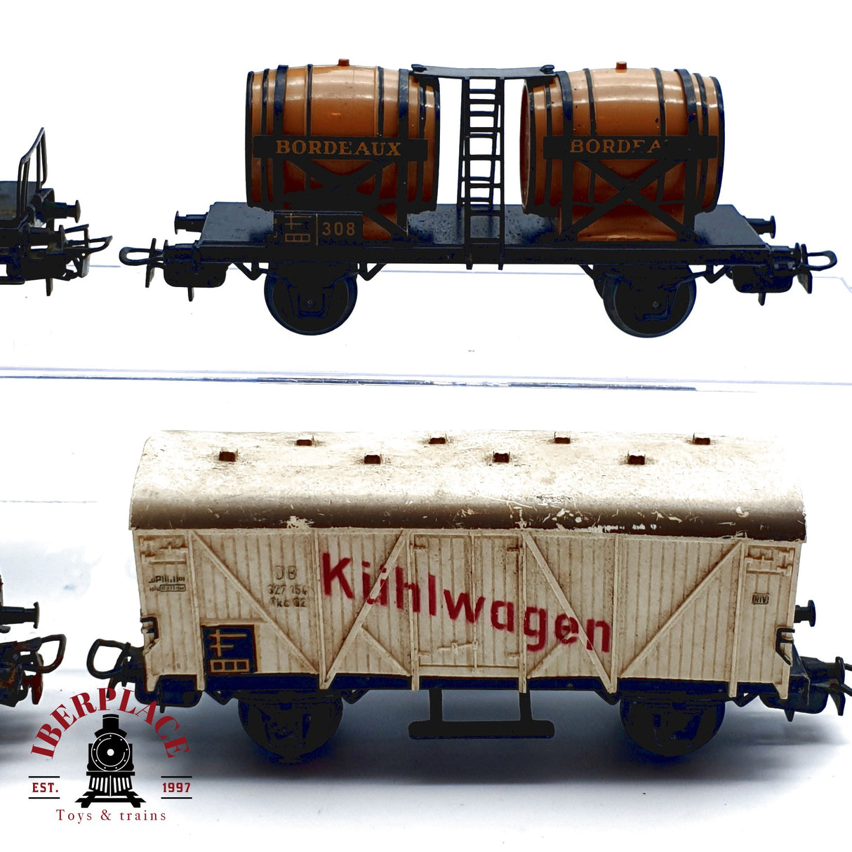 ♻️ Märklin 5x vagones cisterna, silo y cerrado DB para piezas o repuestos H0 escala 1:87 E20