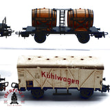 ♻️ Märklin 5x vagones cisterna, silo y cerrado DB para piezas o repuestos H0 escala 1:87 E20