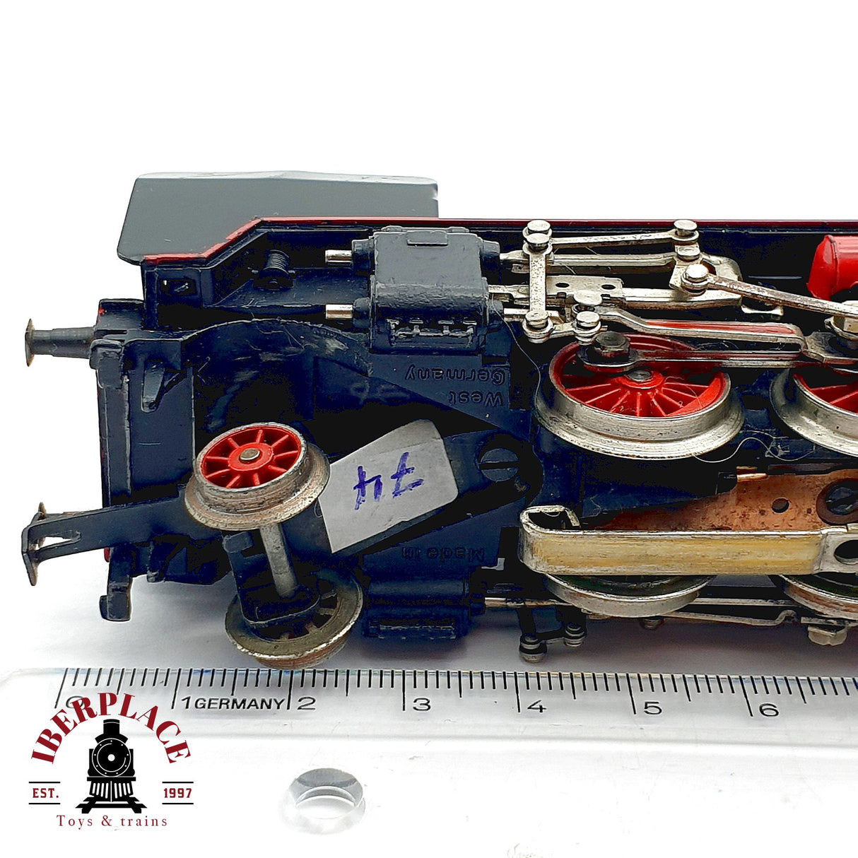 ♻️ Märklin Locomotora Vapor BR 24 058 Tender DB Esteparia 3003 AC H0 Escala 1:87