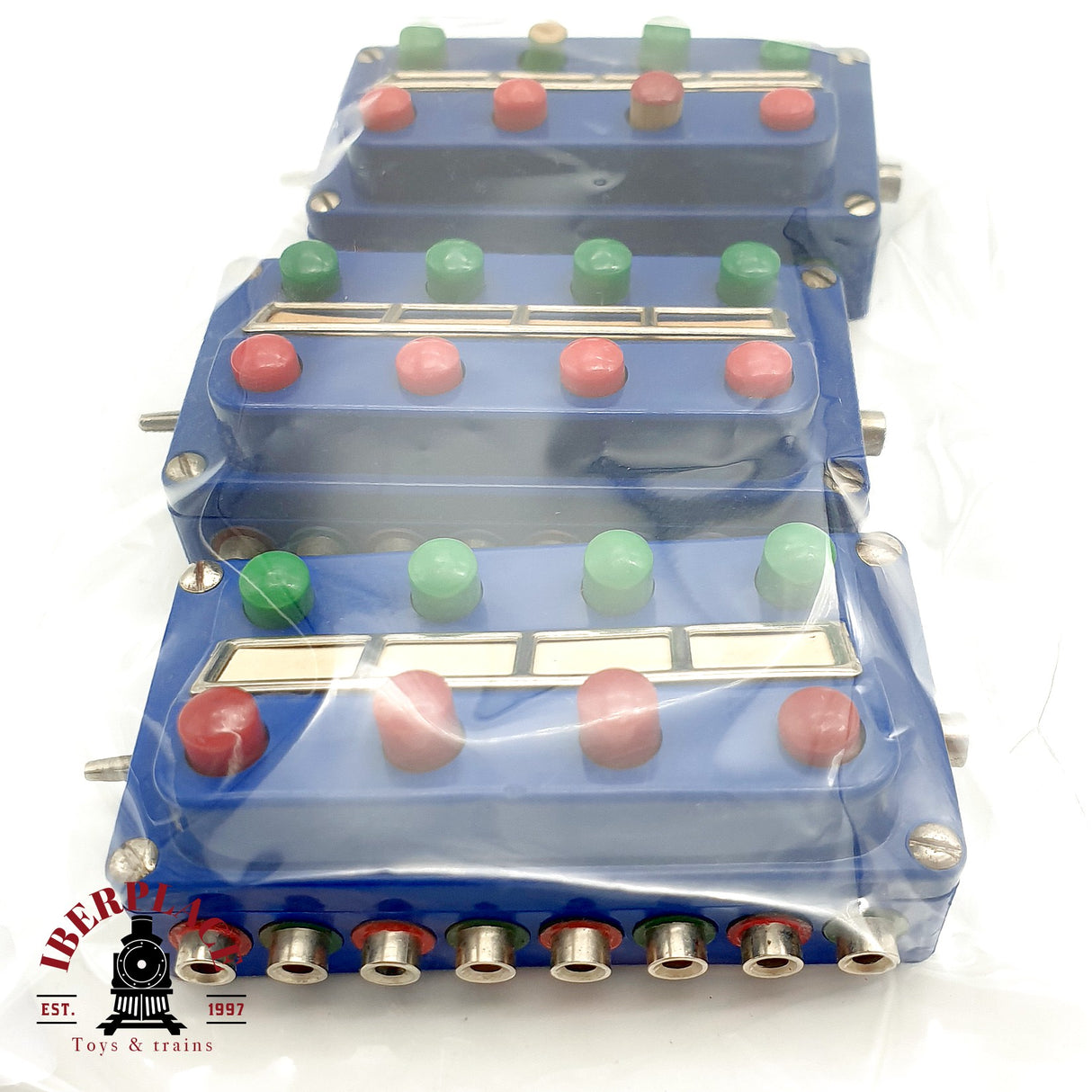 ♻️ Märklin 3x 7072 Cuadros de Mando Botones Señales Desvíos Azul H0 Escala 1:87