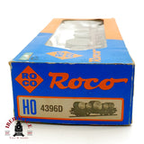 ♻️ Roco 4396D Vagón Pesado 4 Ejes DB Carga Bobinas Acero Coils DC H0 Escala 1:87