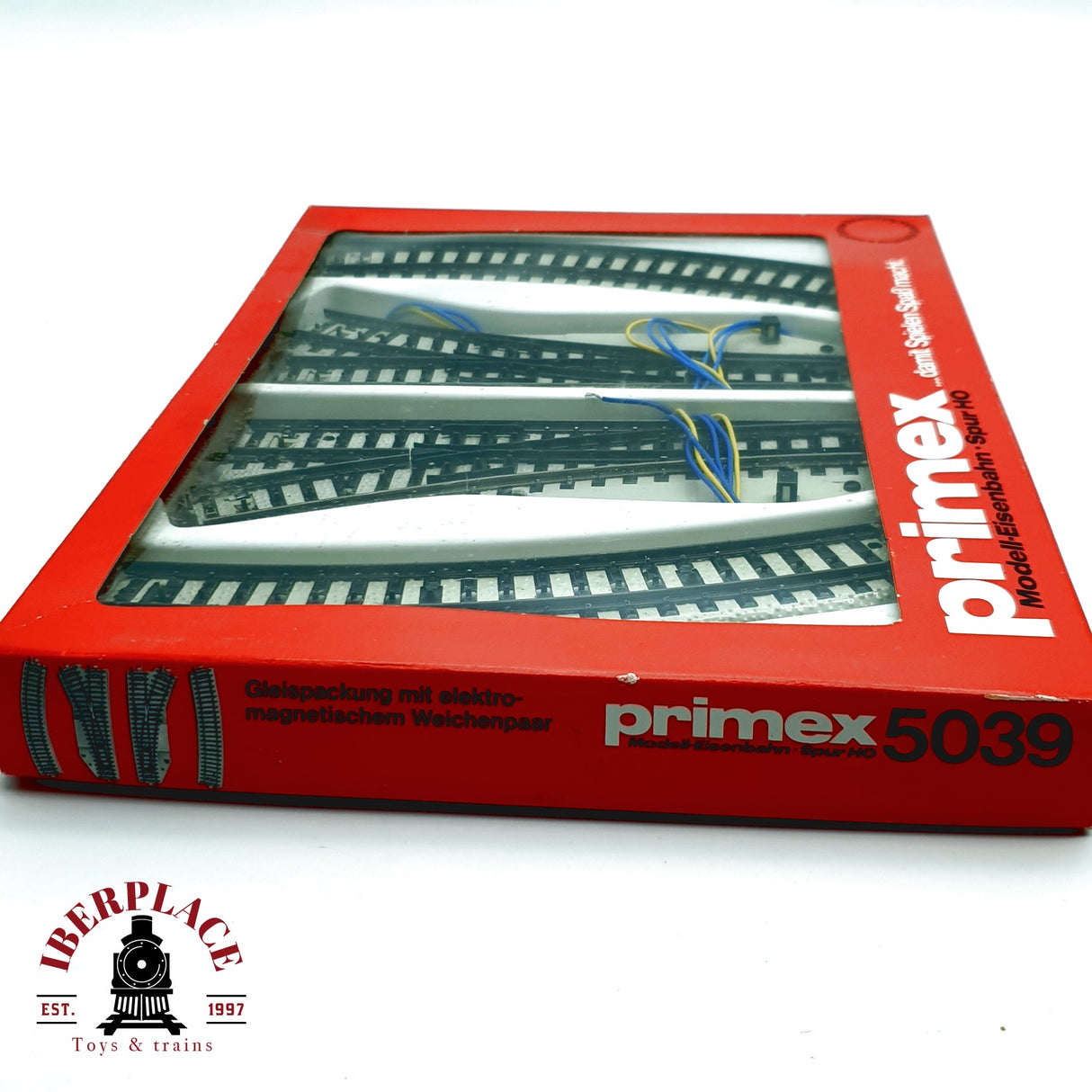 ♻️ Märklin Primex 5039 Set desvíos eléctricos sistema M H0 escala 1:87 E20