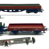 ♻️ Märklin 5x vagones plataforma y de borde alto DB piezas o repuestos H0 escala 1:87 E20