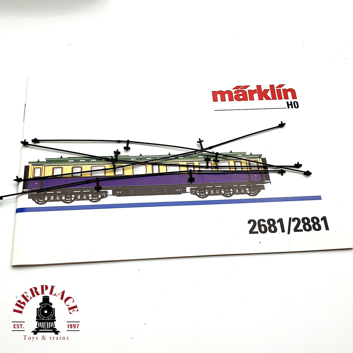 ♻️ Märklin 2881 vagones salón Kaiser KPEV tren rápido H0 escala 1:87 E19 2/2