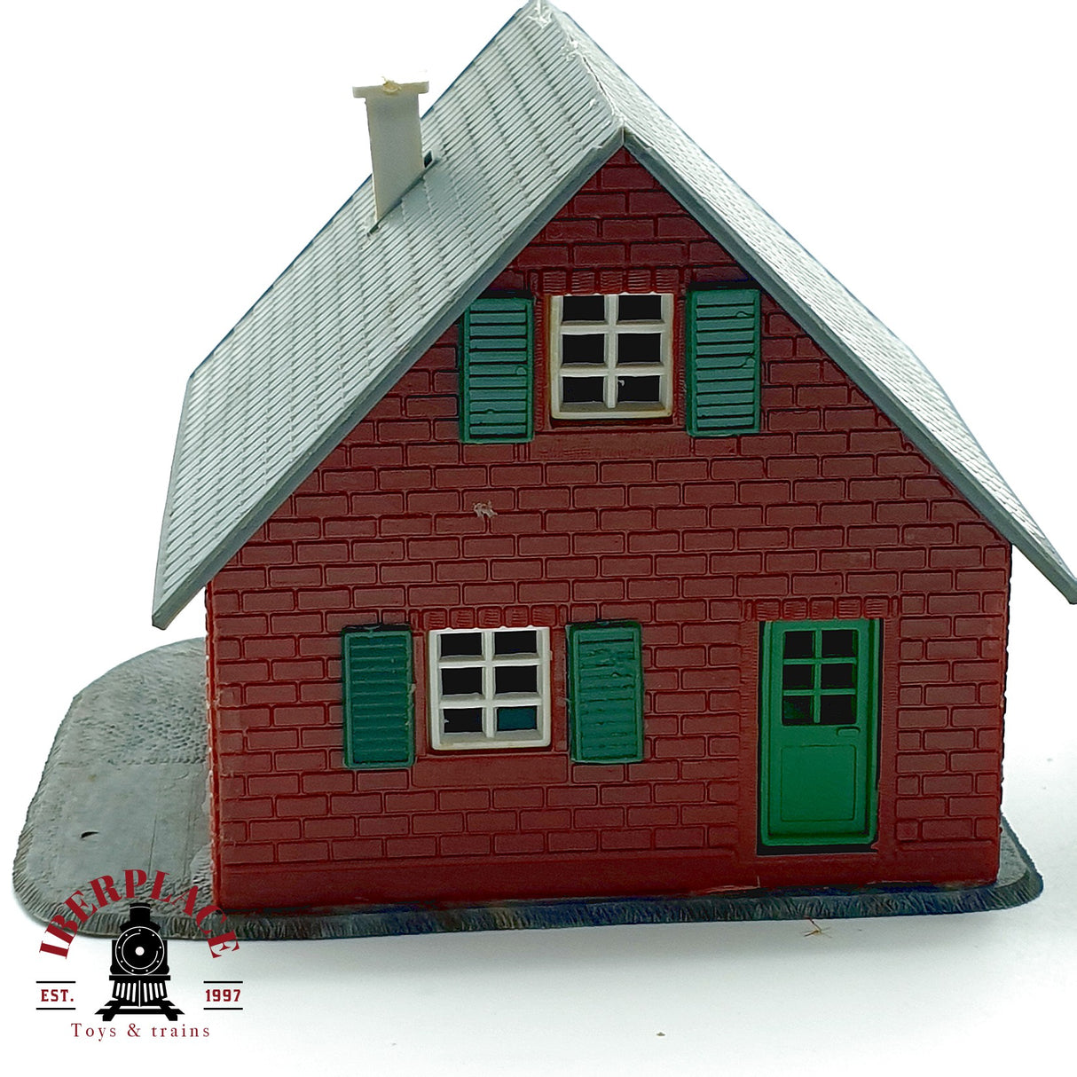 ♻️ 3x casa residencial rural cobertizo garaje y tractor Escala H0 1:87