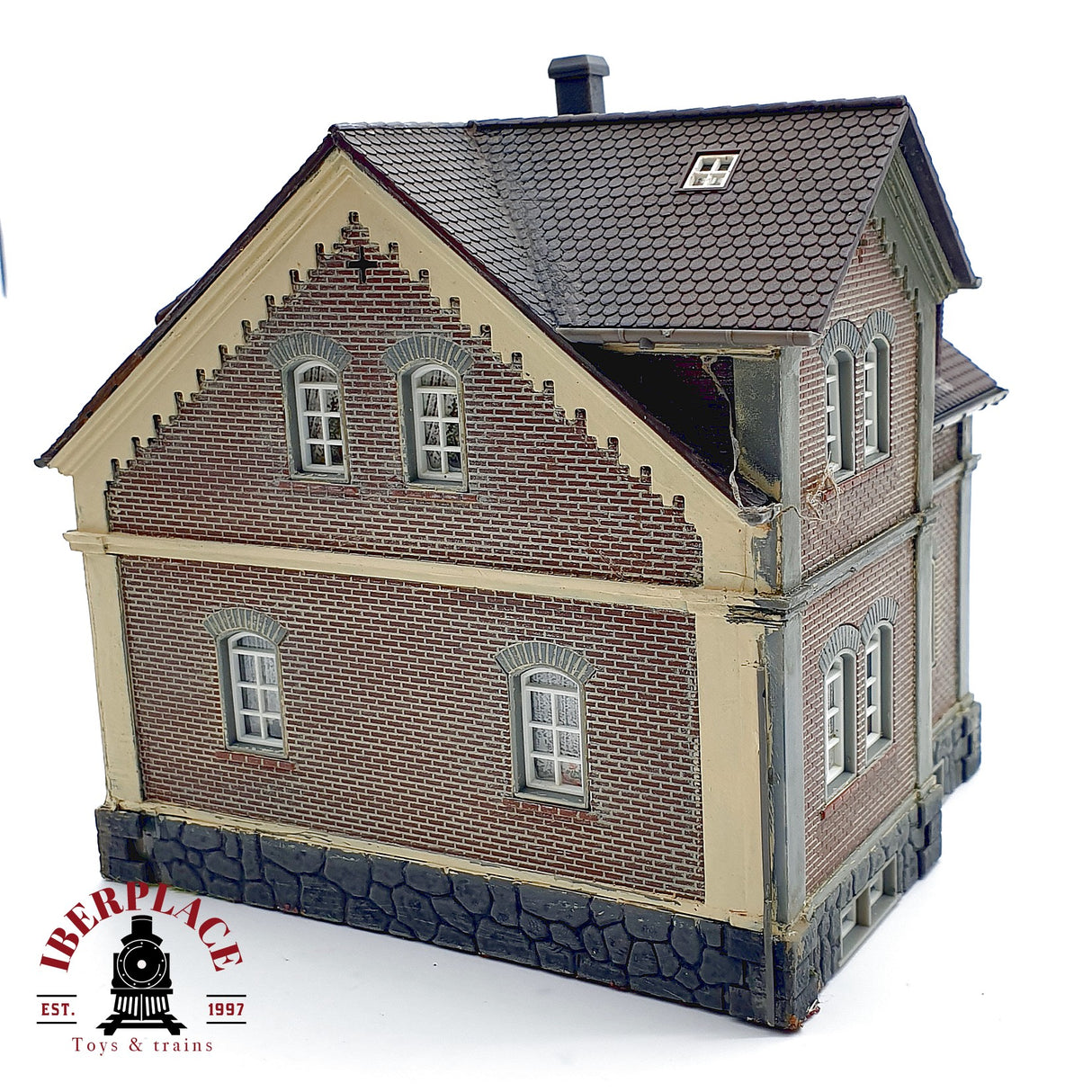 ♻️ 5x edificios casetas y casa residencial maqueta decoración Escala H0 1:87