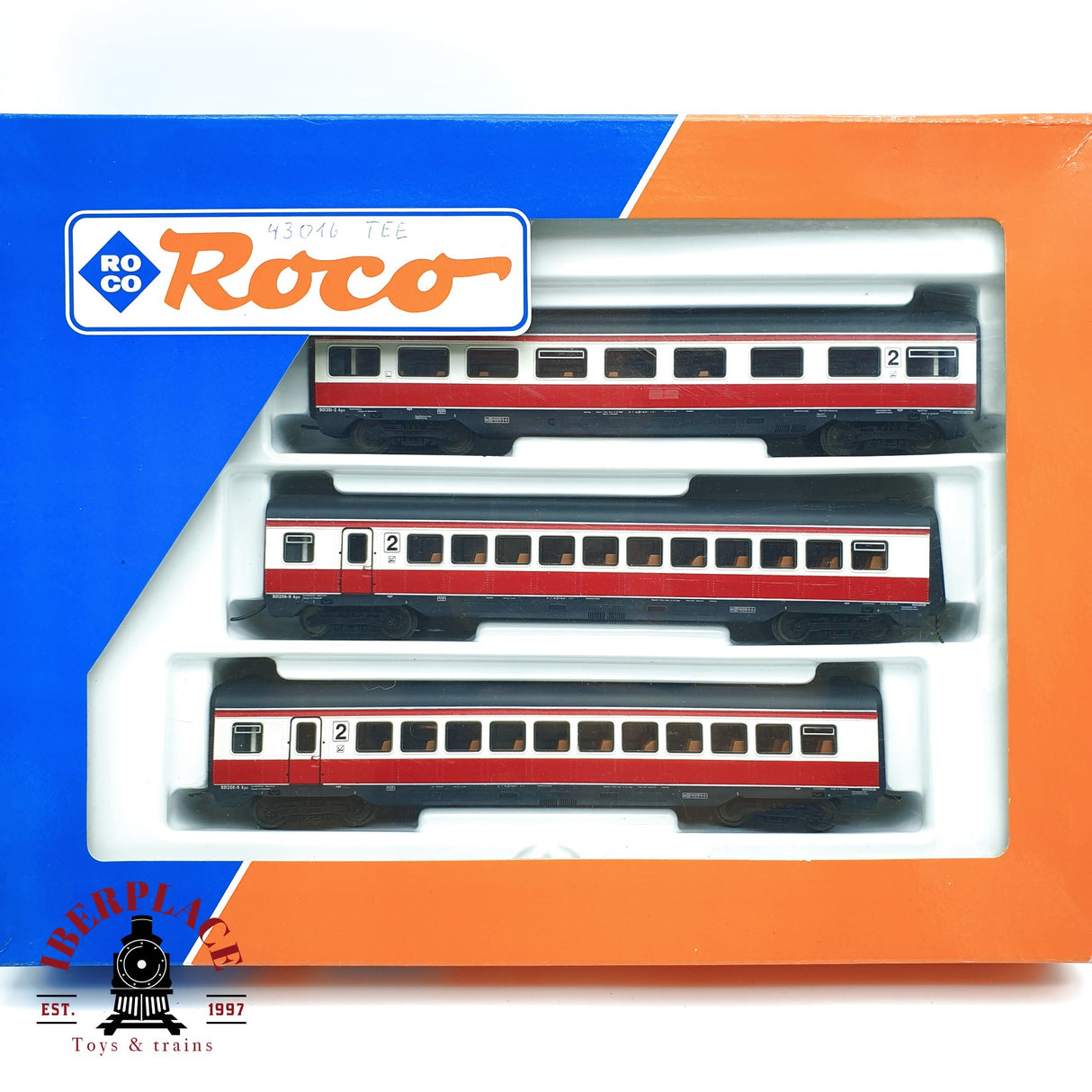 ♻️  DC Roco 43016 set vagones complementarios Libermann clase 2 H0 escala 1:87 E21