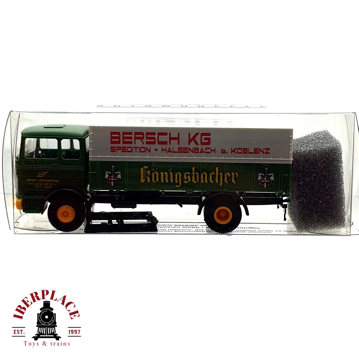 ♻️ BREKINA camión Mercedes Benz MB Königsbacher H0 escala 1:87 E19
