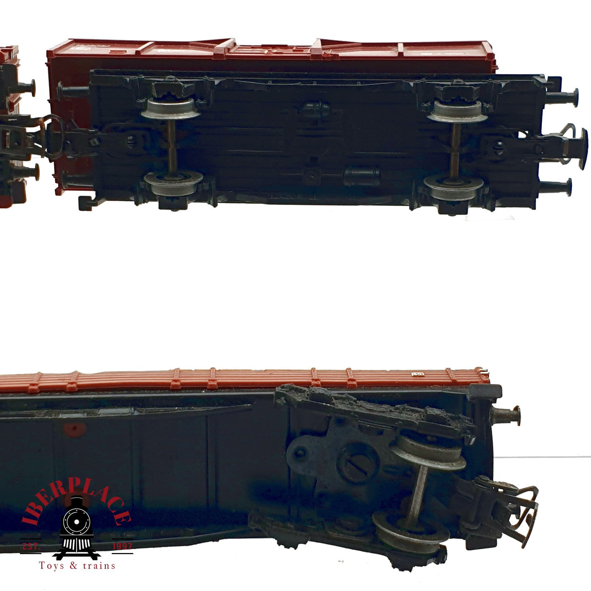 ♻️ Märklin 5x vagones plataforma y de borde alto DB piezas o repuestos H0 escala 1:87 E20